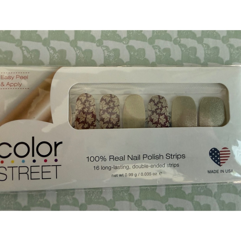 Retired Fall 2018 Limited Edition Color Street Nail Strips Maple Court
